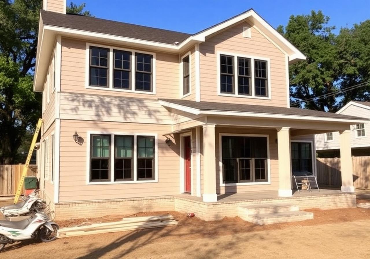 Second-story addition on a Texas ranch home